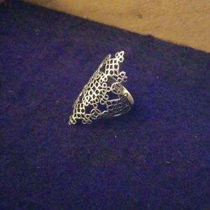 Metalic detailed ring